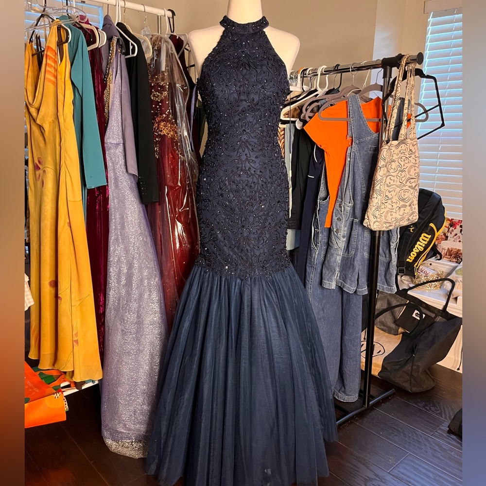 Anny Lee Backless Prom Pageant Dress